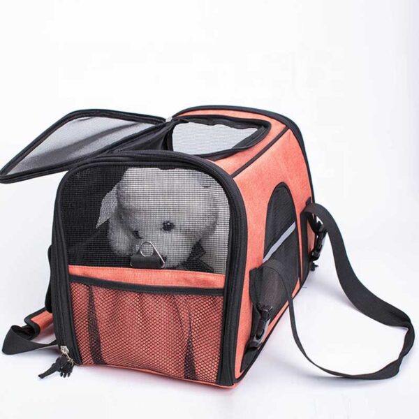 2 Entrance Pet Carrier for Small Cats Dogs