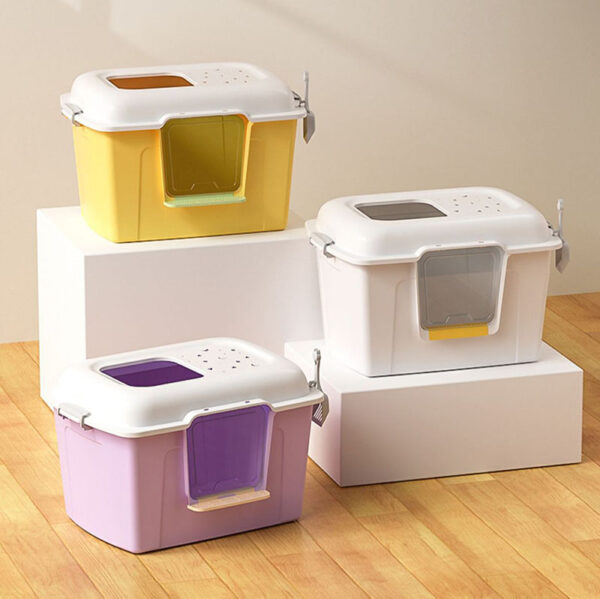 Super Large Enclosed Cat Litter Box