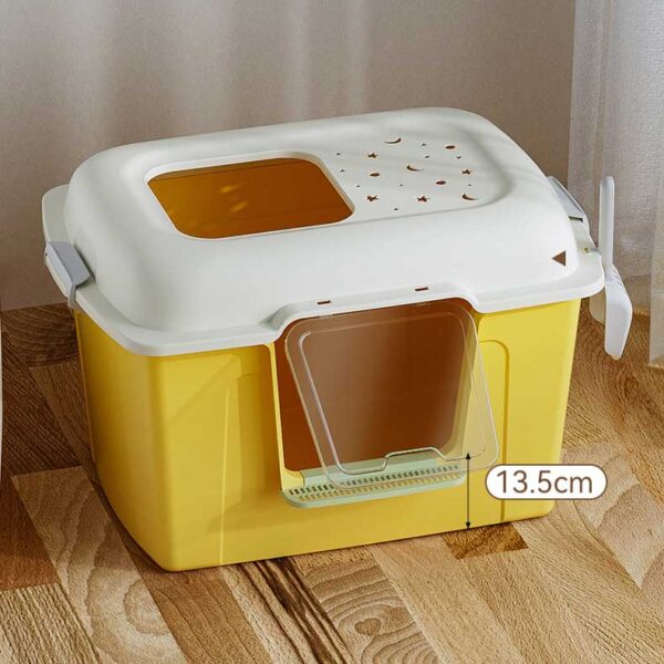 Super Large enclosed cat litter box