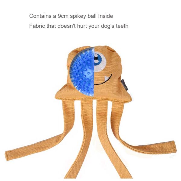 Dog bite-resistant jellyfish toy